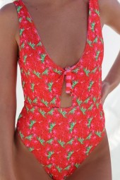Summer-Ready One Piece Push Up Monokini Cut Out Swimsuit
