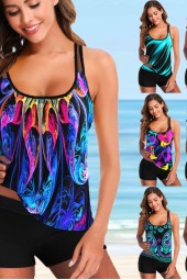 Colorful Beachwear Bikini Set for Summer