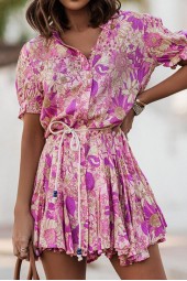 Summer Breeze: Women's Casual Mini Long Sleeve Dress Outfit