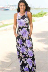 Floral Maxi Dress Light Floral Maxi Dress Light