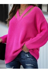 Cozy Winter Warmth: Women's Oversized Long Sleeve Boho Holiday Knitwear Sweater