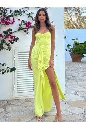 Femme Fatale Halter Maxi Dress: Beach to Evening Glam