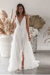 Summer Lace Maxi Bridesmaid Evening Dress