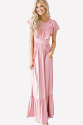 New Pretty in Pocket Ruffles Casual Dress New Pretty in Pocket Ruffles Casual Dress