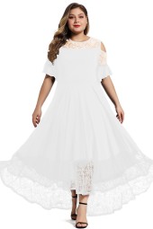 Glamorous Plus Size Lace Summer Cocktail Dress - Perfect for Any Party 