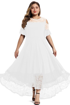 Glamorous Plus Size Lace Summer Cocktail Dress - Perfect for Any Party!