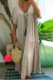 Soft Breathable Loose Summer Dress: Trendy Oversized Style for Comfort
