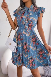 Chic Floral Bow Waist Dress: Perfect for Elegant Summer Style
