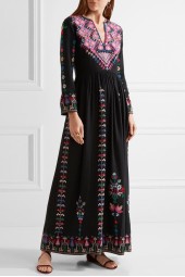 Bohemian Ethnic Wind Vneck Dress for Summer Beach Holiday