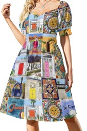Talavera Summer Long Dress: Elegant Wedding Attire